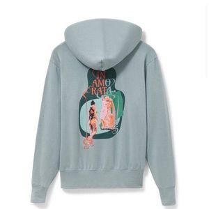 ⭐️NWT iNAMORATA Aurora fleece hoodie SZ Med.